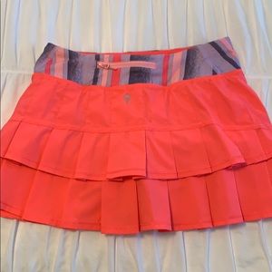 ivivva size 12 set the pace ruffle skort